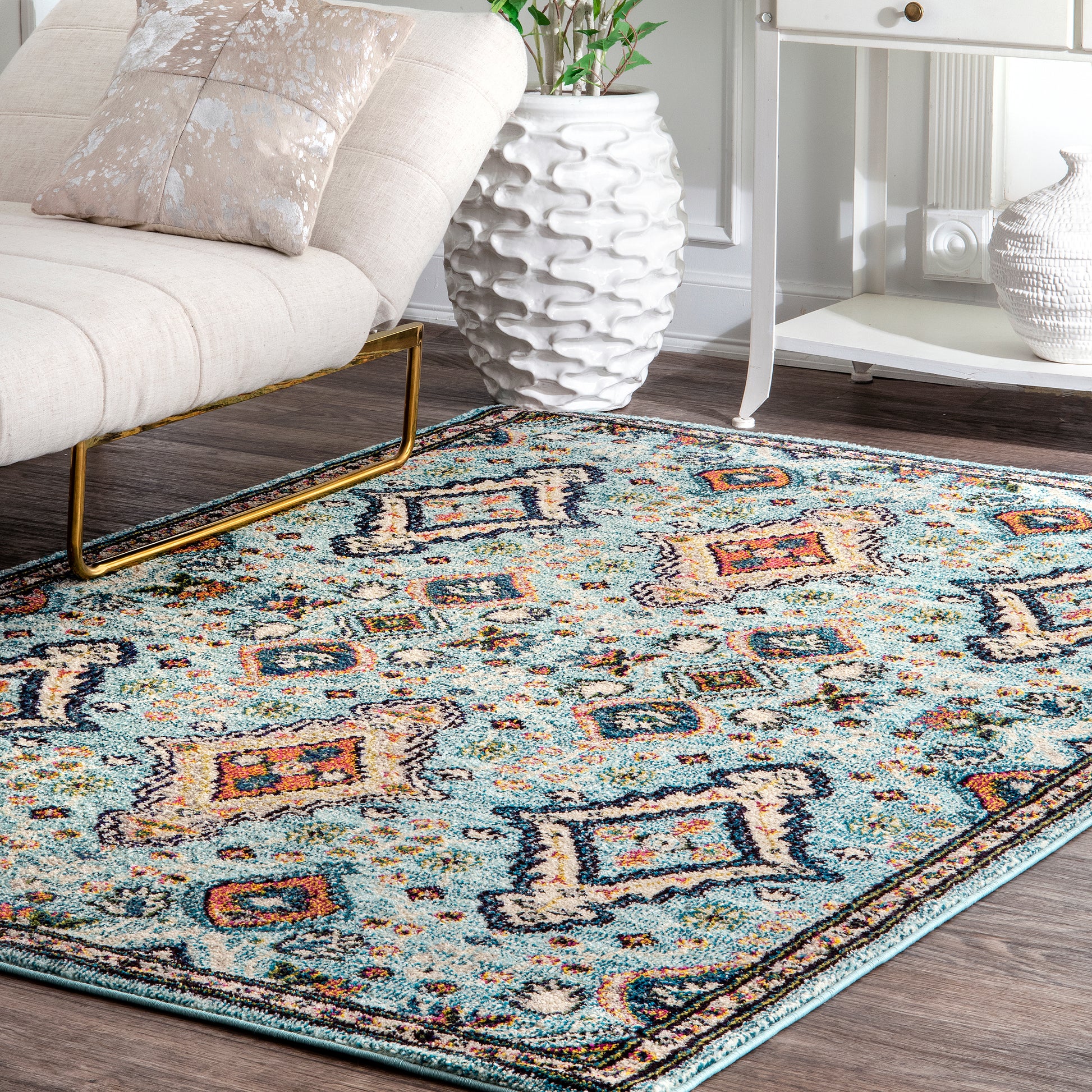 Nuloom Diamond Elayne Ndi2246A Green Area Rug