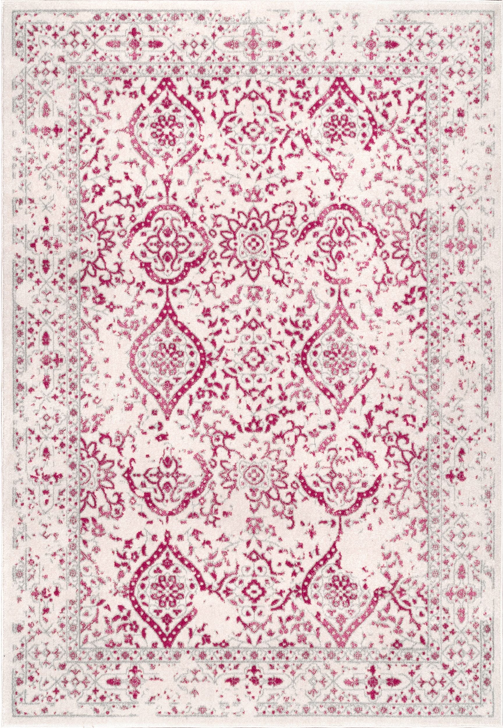 Nuloom Odell Vintage Nod3127D Pink Area Rug