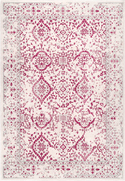 Nuloom Odell Vintage Nod3127D Pink Area Rug