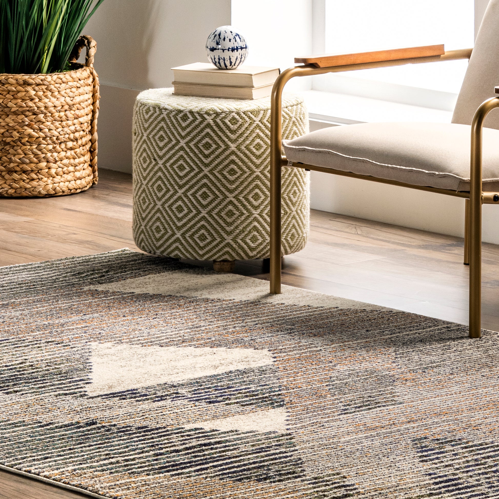 Nuloom Adrienne Durable Nad2273A Gray Area Rug