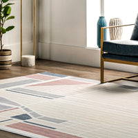 AreaRugs.com Wavaj Nwa1036A Beige Area Rug