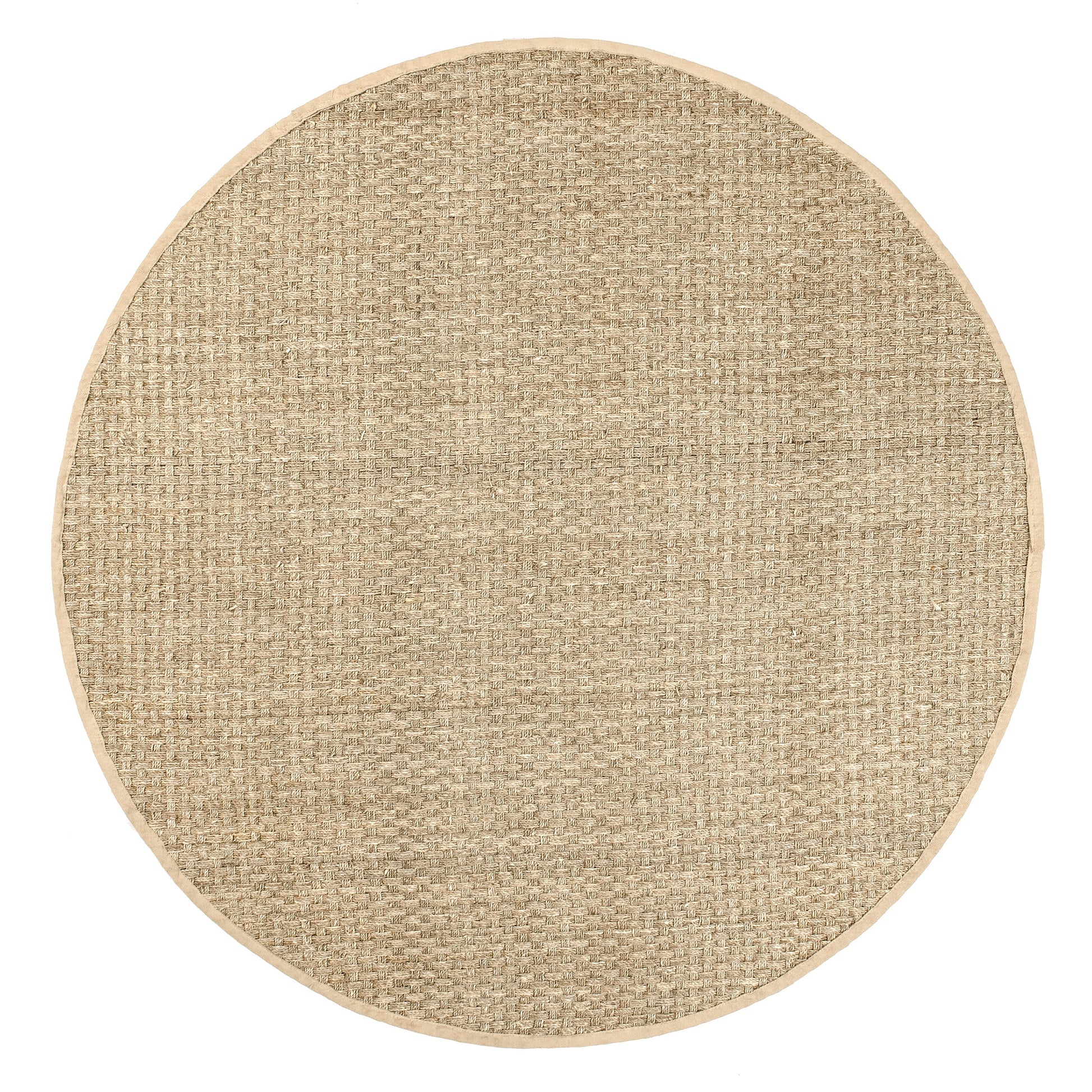 Nuloom Hesse Checker Weave Seagrass Nhe2029D Natural Area Rug