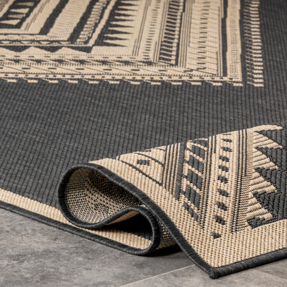 Nuloom Landry Aztec Nla1789C Charcoal Area Rug