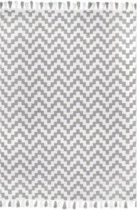 Nuloom Priya Chevron Npr2787A Gray Area Rug