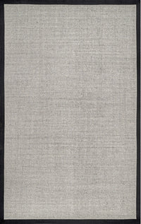 Nuloom Bordered Chloe Sisal Nbo3632A Black Area Rug