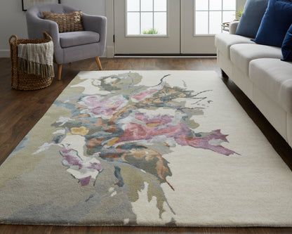 Feizy Dafney Dfy8864F Purple/Pink/Green Area Rug