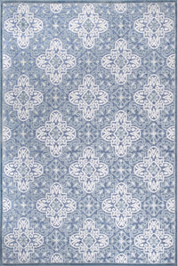 Nuloom Macie Snowflake Nma1558B Blue Area Rug