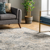 Nuloom Gia Transitional Ngi3256A Blue Area Rug