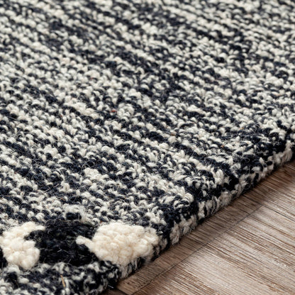 Surya Zanafi Tassels Zts-2307 Black, Cream Area Rug