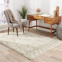 Jaipur Zuri Zola Zui01 Turtledove / Walnut Southwestern Area Rug