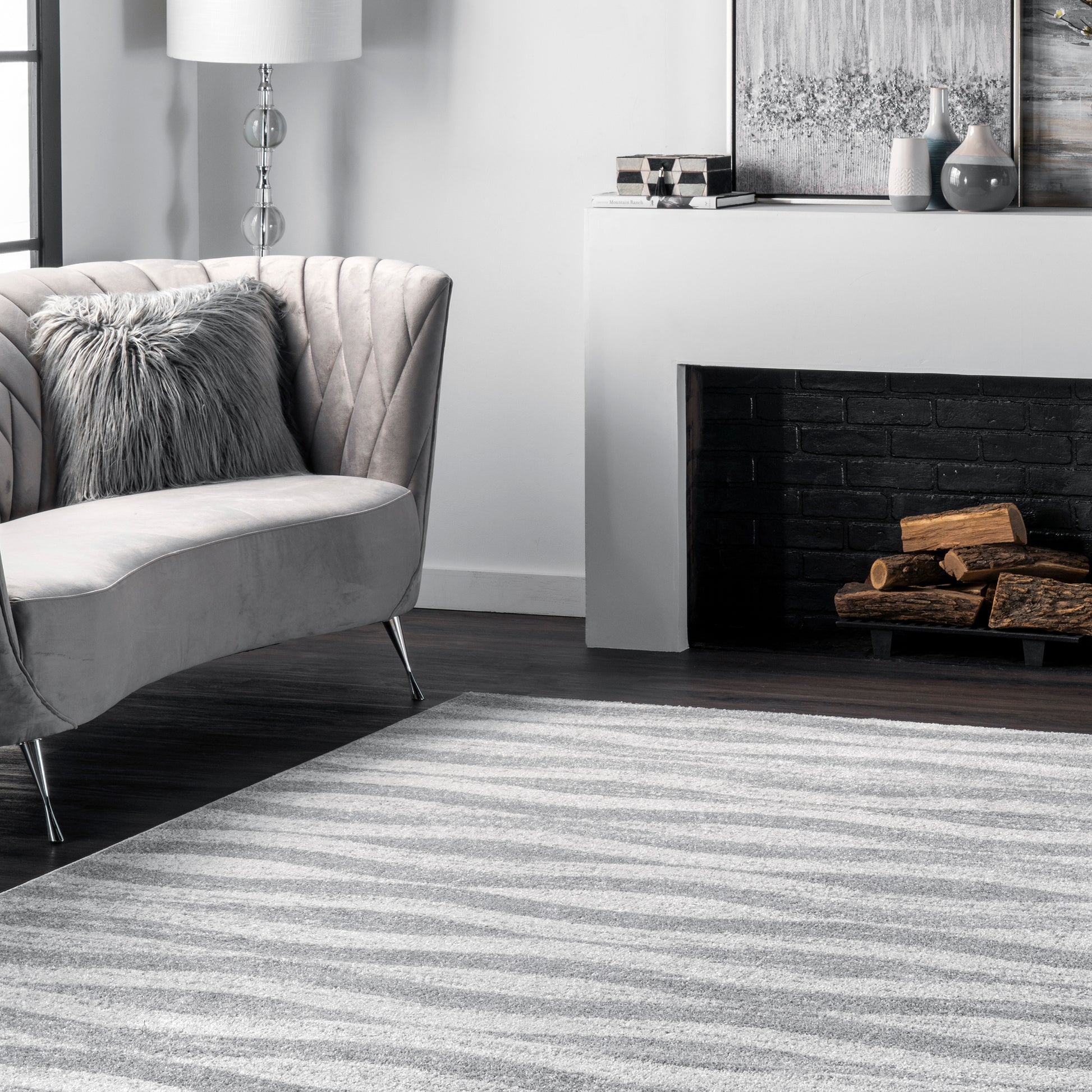 Nuloom Tristan Ntr1496A Gray Area Rug