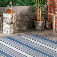 Nuloom Piper Nautical Npi1783A Blue Area Rug