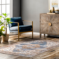 AreaRugs.com Wavaj Nwa1042A Blue Area Rug