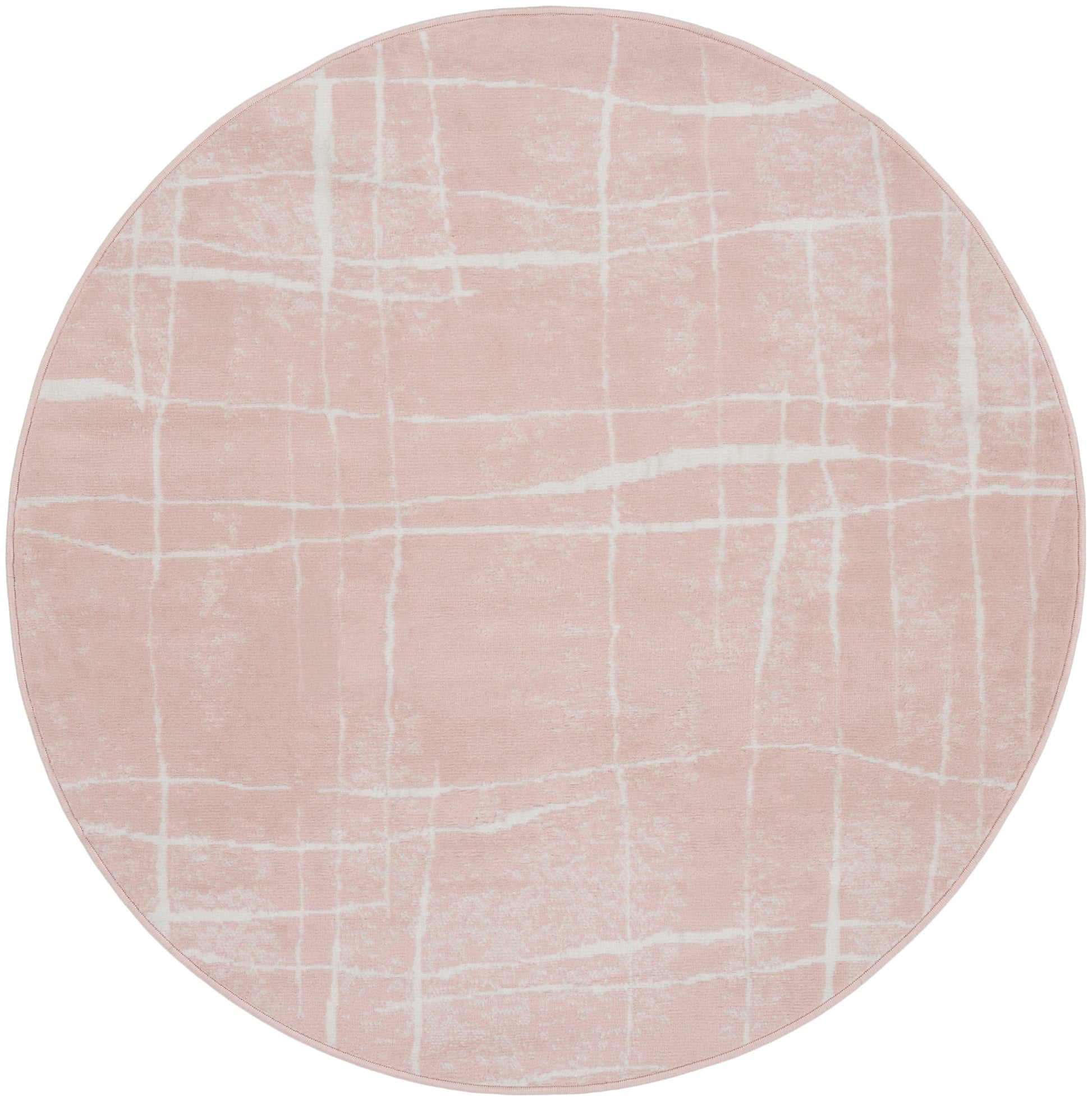 Nourison Whimsicle Whs09 Pink Ivory Area Rug