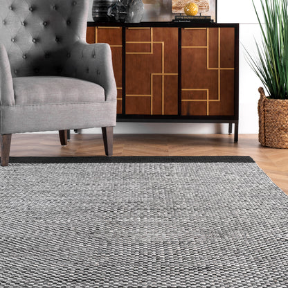 Nuloom Noura Simple Nno1974A Black Area Rug