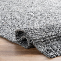 Nuloom Daniela Farmhouse Chunky Nda2773C Gray Area Rug