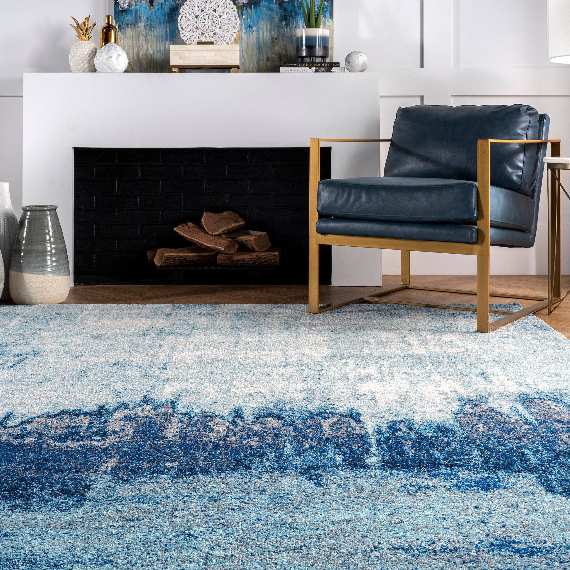 Nuloom Alayna Nal3145B Blue Area Rug