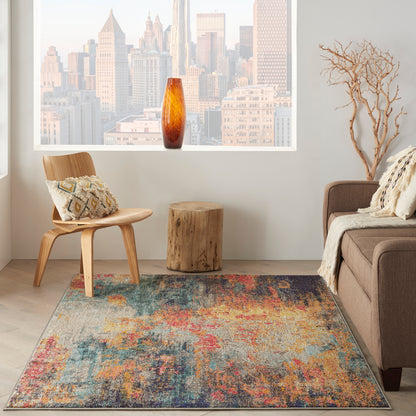 Nourison Celestial Ces15 Multicolor Area Rug