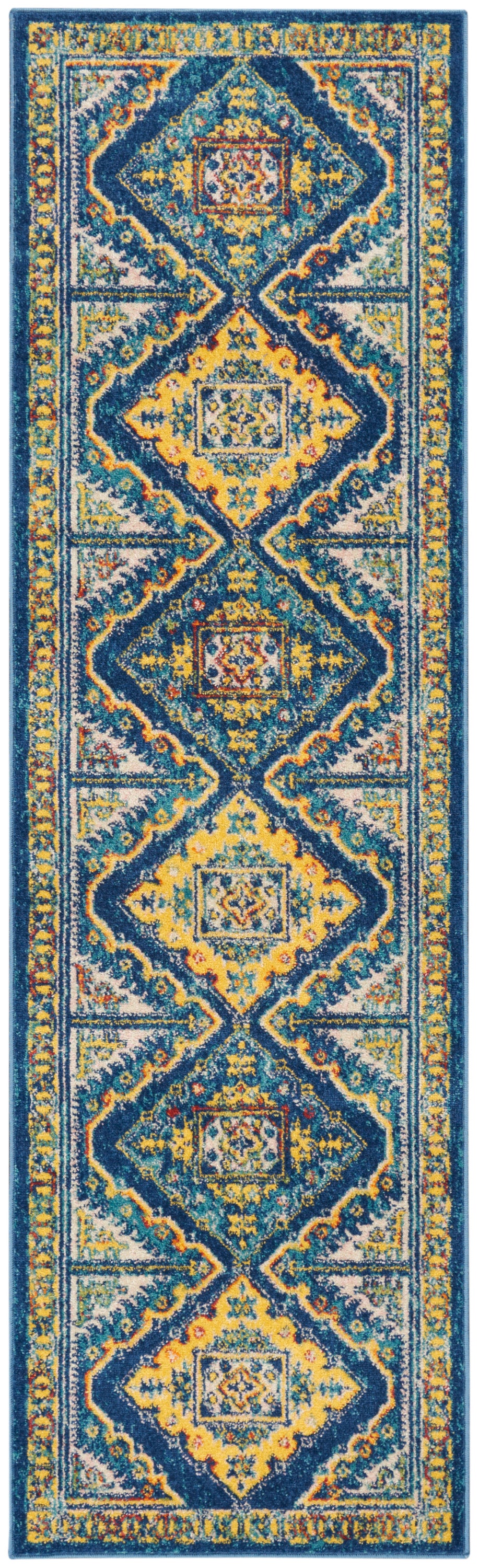 Nourison Allur Alr02 Navy Multicolor Area Rug